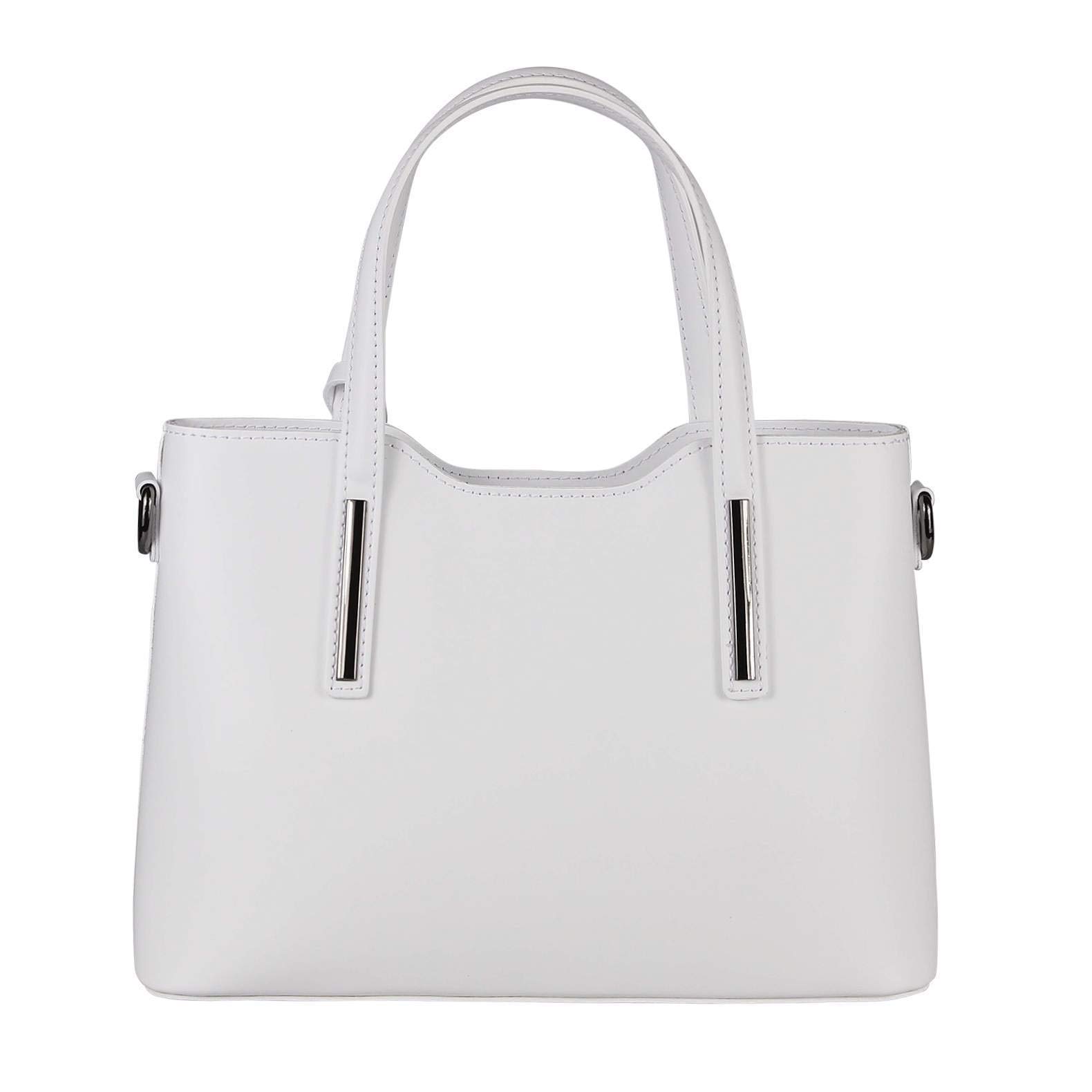 OBC Made IN Italy Damen Echt Leder Tasche Business Shopper Schultertasche Handtasche Ledertasche Umhängetasche Rindsleder Freizeittasche