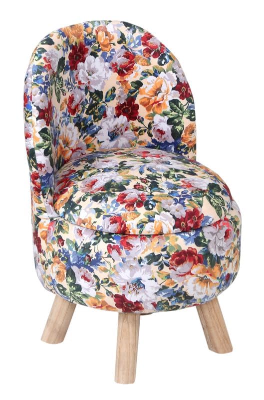 Image of Ottoman Kids pouffe Stool for Small Baby Chair Study Stool for Kids Playing Products Little Baby Dining Chair for Feeding Kids Cartoon Bedroom Chair,14x14x26 Inch, Single Chair