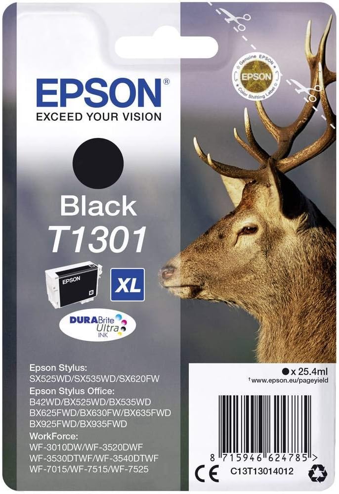 T1301XL Black Stag Genuine High Yield DURABrite Ultra Ink Cartridge