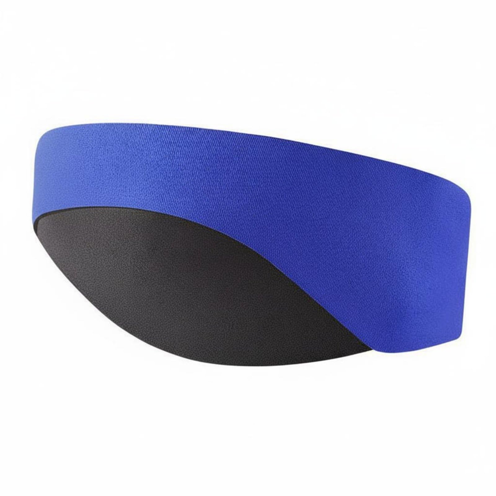 HEAVENGLOW Skin-Friendly Swimming Ear Protection Headband Comfortable Swimming Headband Sweat-Wicking Waterproof Swim Band Non-Slip for Adults, Swimmers, Bathing, Running, Blue, M-image-43