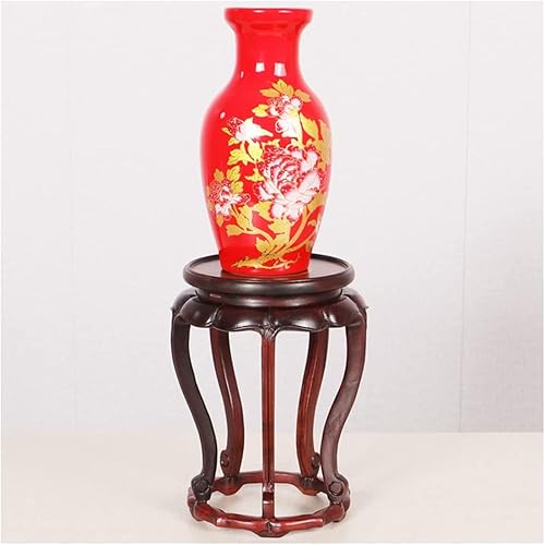 Miniatura 5 de ZEELYDE Soporte para plantas, base de jarrón de madera, soporte de exhibición de caoba, bonsái, quemador de incienso, adornos de maceta de arena