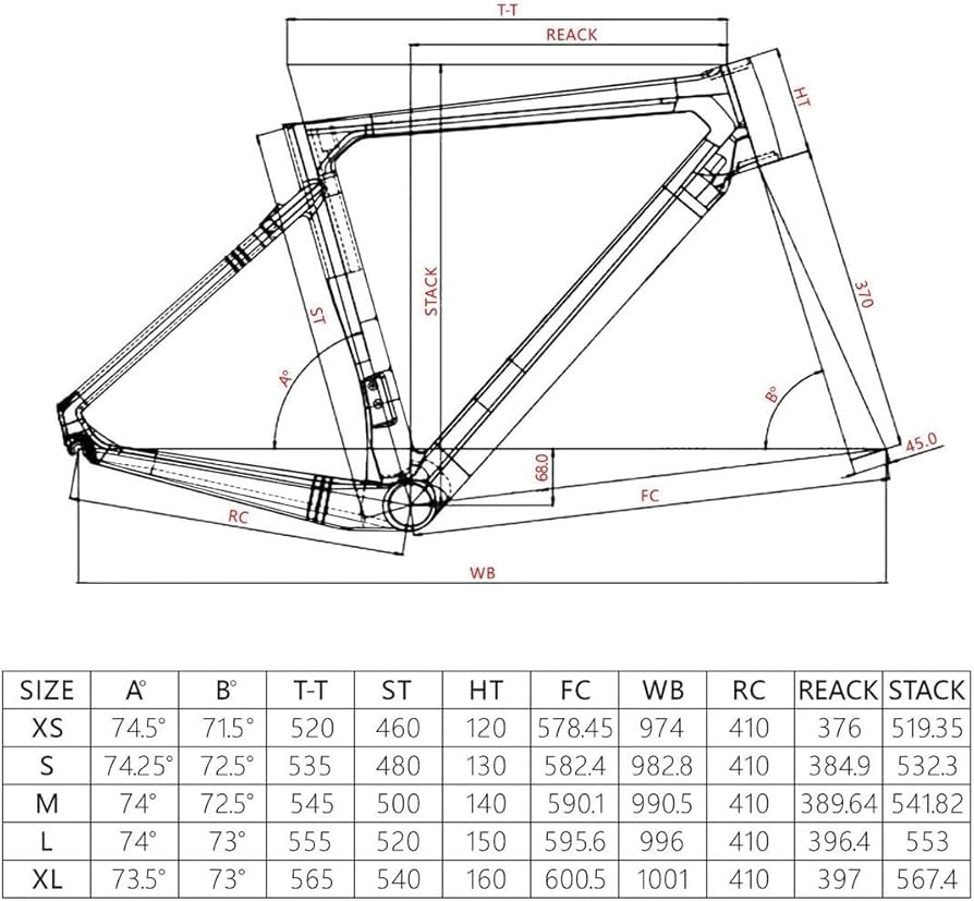 Amazon.co.jp: カーボンロードバイクフレームセット ブレイキング