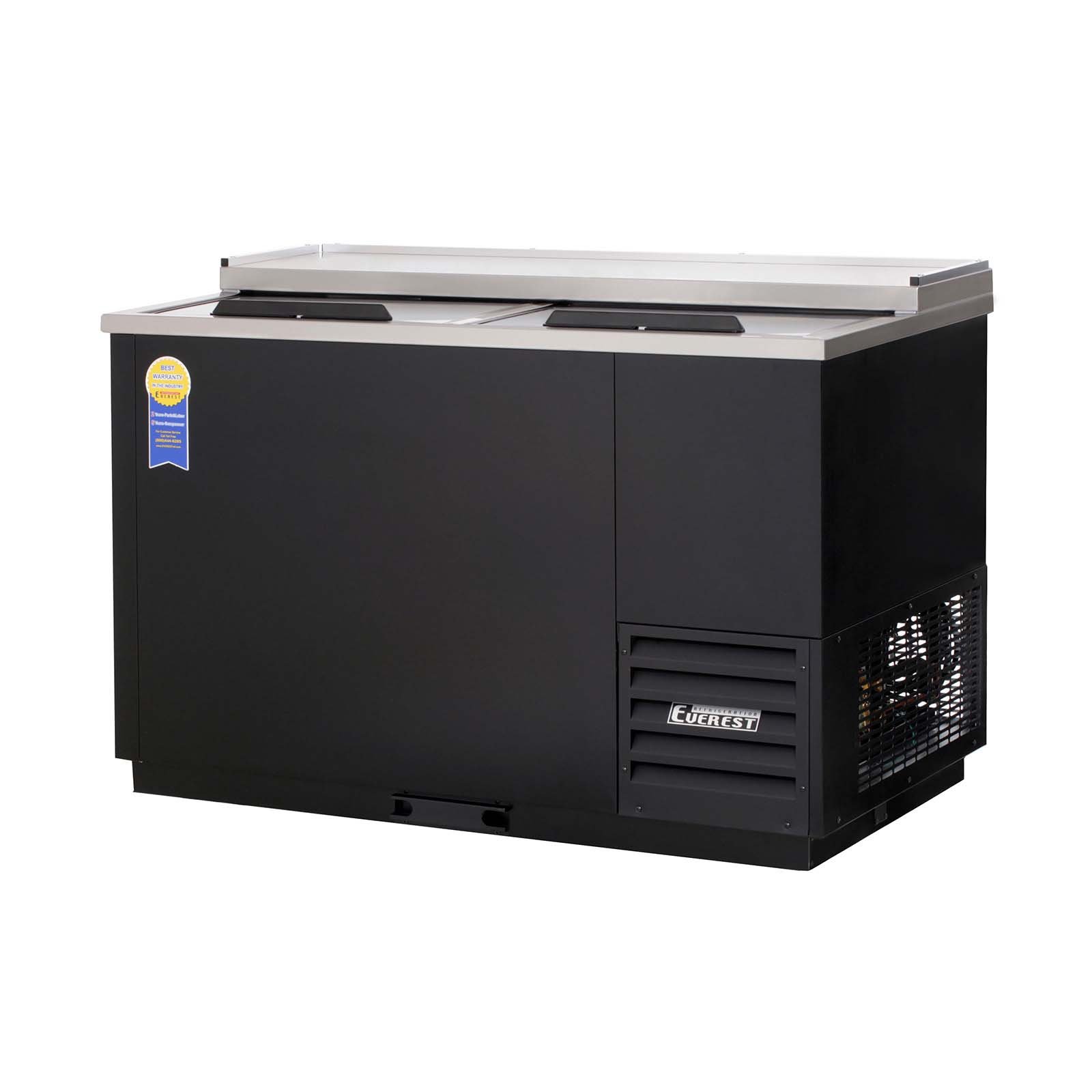 Everest Refrigeration Egc50 Glass And Plate Chillers 2 Solid Lids, 115v, Nsf - 15 Cu. Ft. on Fridge.com - View 1