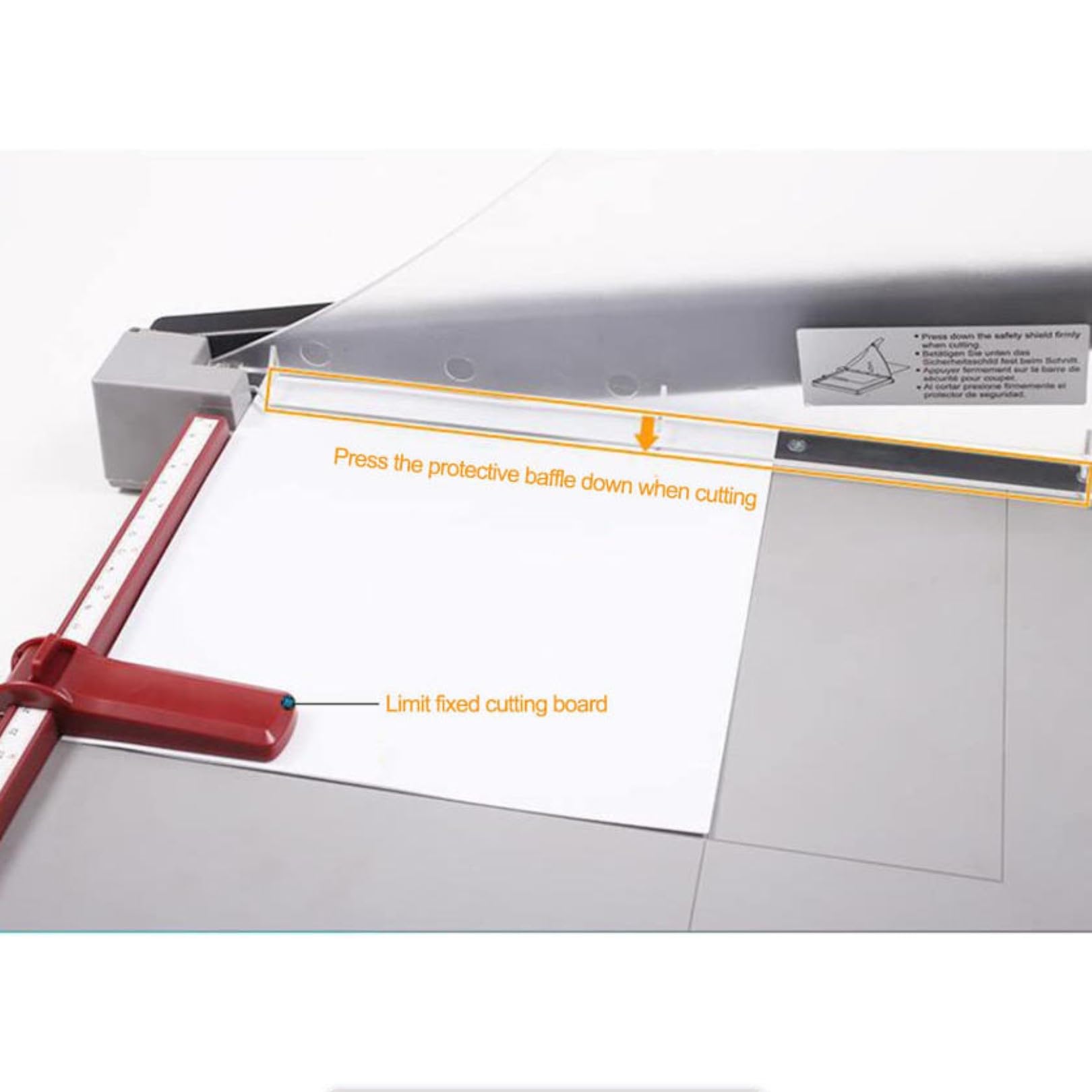 Taglierina per carta, A4/A3, resistente, per tagli netti su carta, foto, cartone, ideale per casa e ufficio