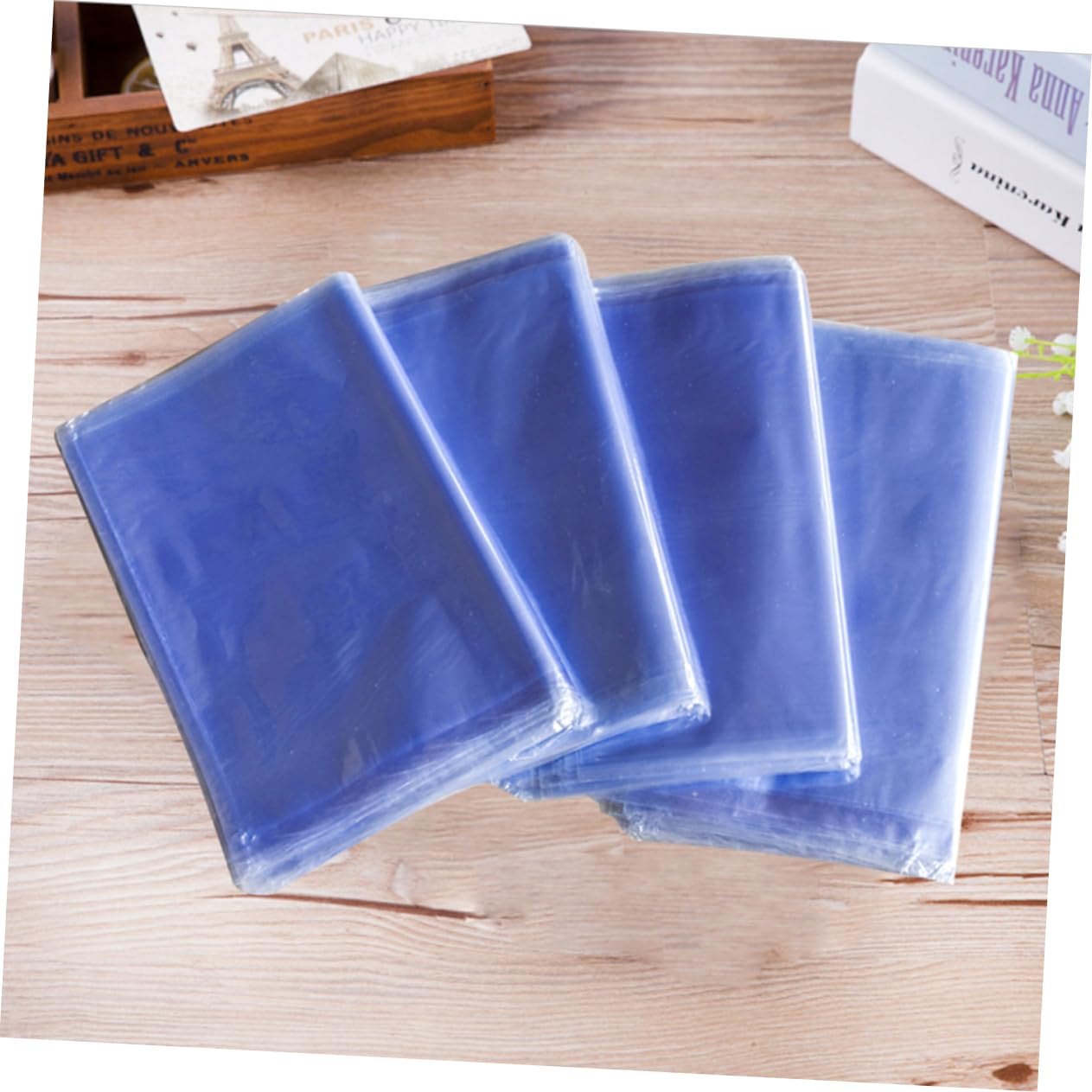 Alipis 300pcs PVC Heat Shrink Wrap Bags for Handmade Crafts Soap and Bath Bombs 10x15cm Laminating Film for Dustproof Packaging and Odorless Protection