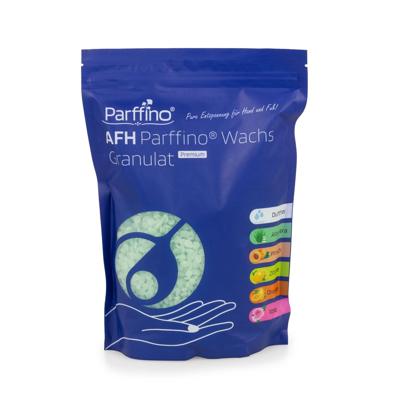 AFH Parffino® Wachs Granulat | 6 x 454 g | Aloe Vera, Schmelzpunkt 47-49 Grad