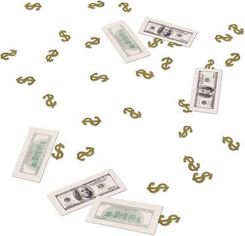 Miniatura 3 de Beistle Estampado Big Bucks Fetti