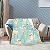 Duck Blanket Warm Plush Duck Flannel Throw Blanket Super Soft Fleece Cozy Fuzzy Ducks Stuffed Animal Blanket Gifts for Kids Teens Adults Room Decor 40"X50" #4