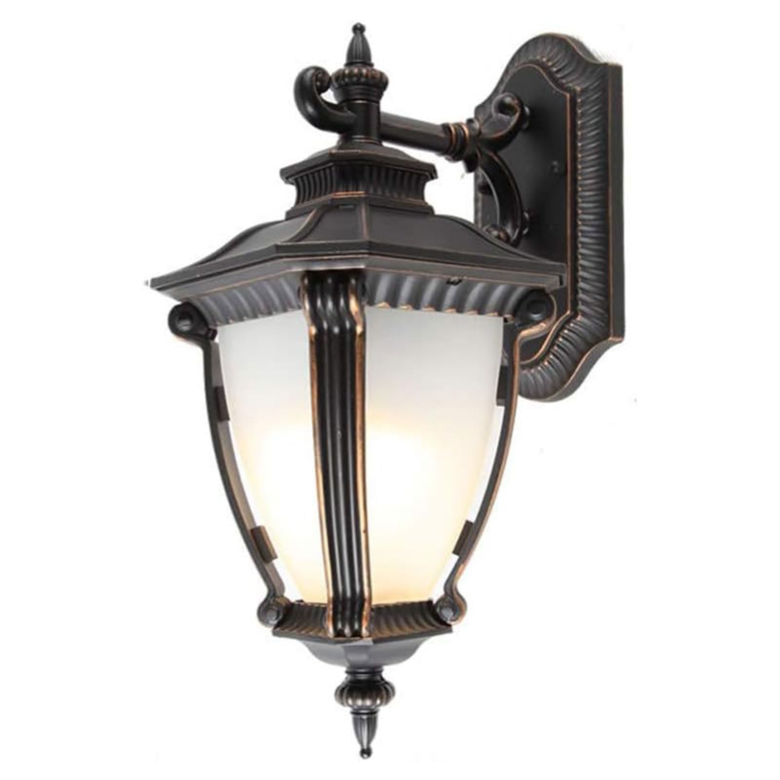 Aplique de pared para exteriores impermeable que resiste la lluvia en el jardín 8