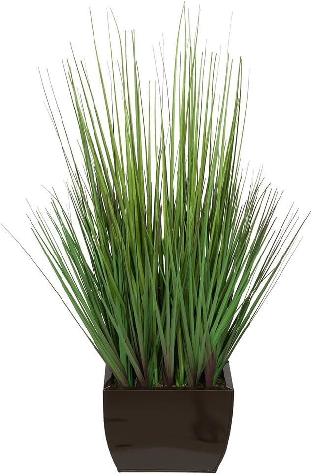 Artificial 27" Grass in Small Rectangle Zinc (Gloss Brown)