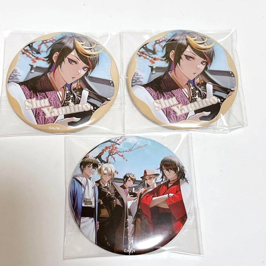 一竿子忠綱別打江戸型薄刃7.5寸闇ノシュウ缶バッジ