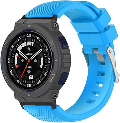 Bangyee Compatible with Amazfit Active Edge Bands for Women Men, Sport Silicone Replacement Bands Wristbands Bracelet Accessory Watch Straps for Amazfit Active Edge A2212 Smartwatch