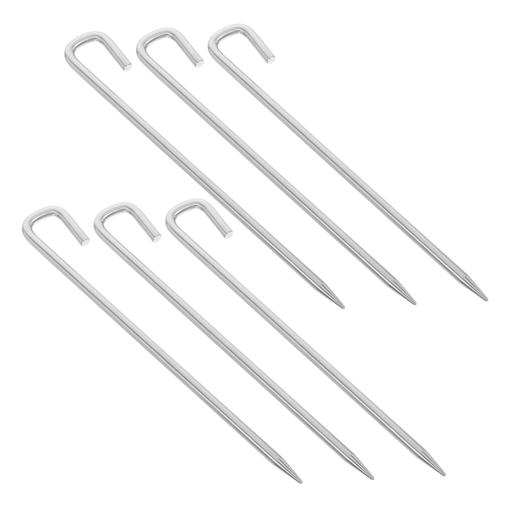 Piquetas de acero inoxidable para tiendas de campaña y toldos de camping ultraligeras