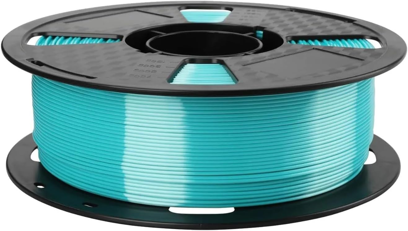 57D Silk TPU Filament 1.75mm, 1KG Blue, Harder Than 98A Silk TPU, FDM 3D Printing Materials