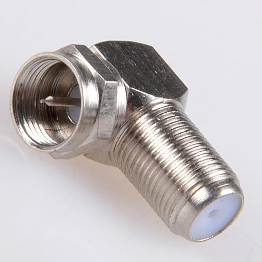 Conector Coaxial EZYUMM 2 Pack 90 Grados RG6 Macho a Hembra miniatura 7