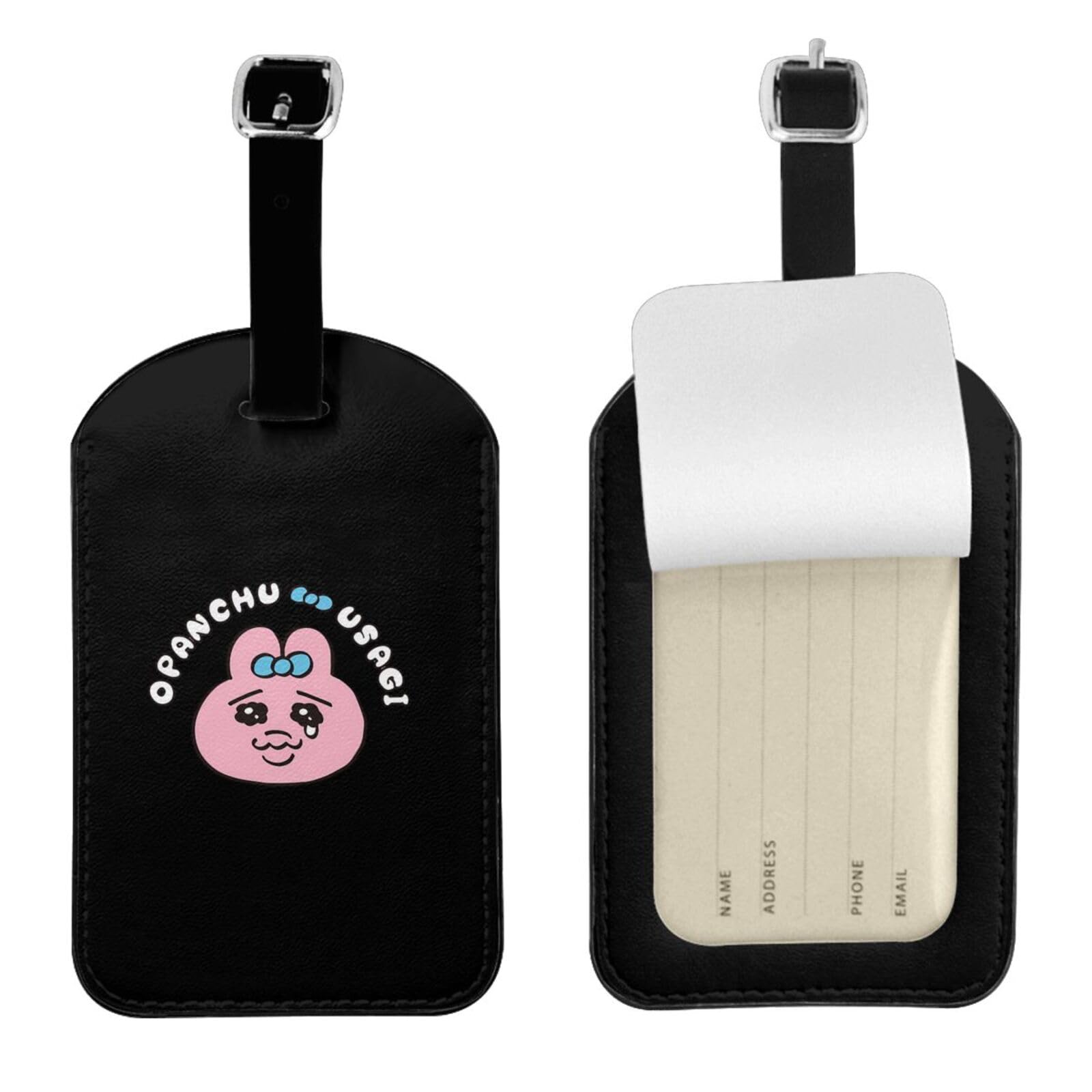 Amazon.co.jp: おぱんちゅうさぎ 荷物タグ ネームタグ ラゲージタグ