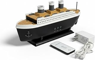 ????rumstone (???? ???????????????? ????????????????????????????????) Titanic Ship Model Humidifier with Remote Control, Black & White Nautical Desig Price In India