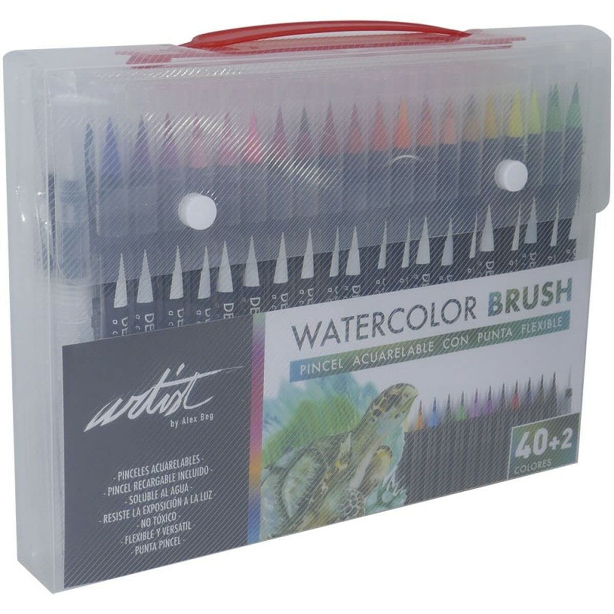 Alex Bog Set de Rotuladores Deluxe Brush Acuarelable Multicolor