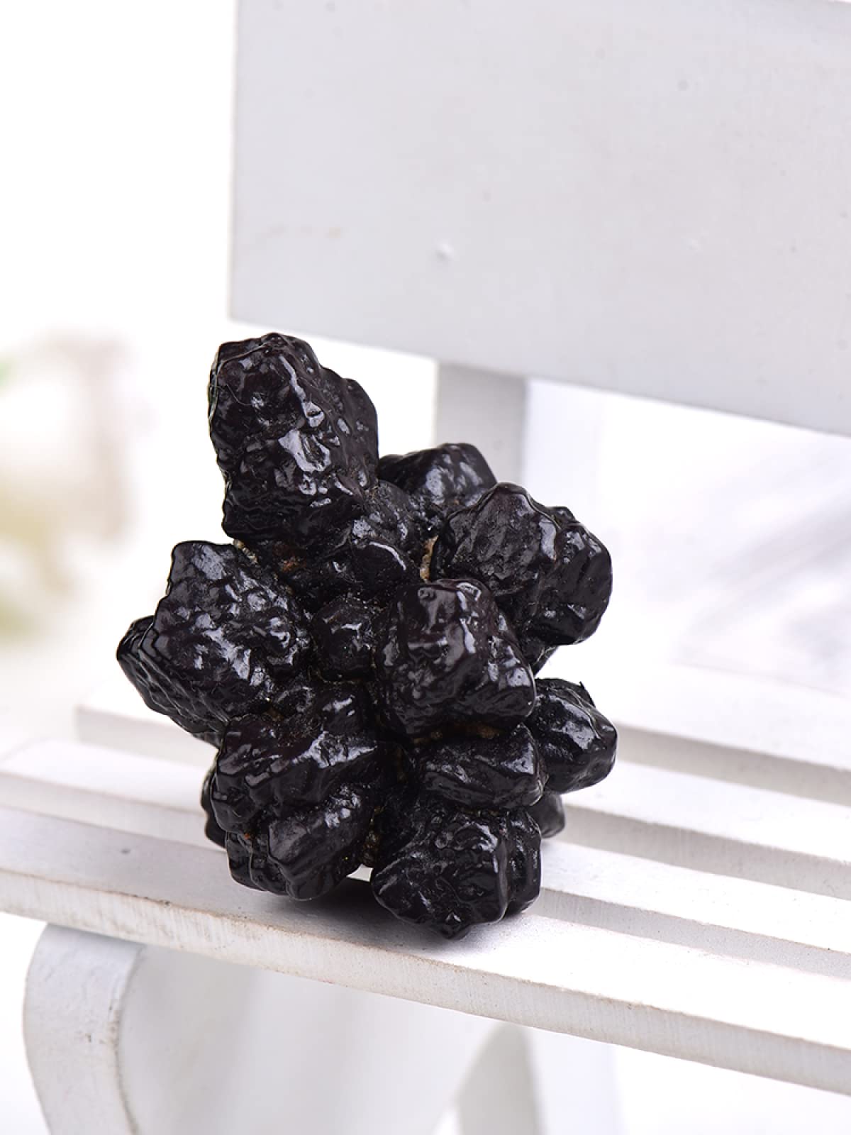 Natural Stone Cluster Type Raw Crystals Healing Specimen Rough Sample Ornamental Collection Quartz Home Decor Gift 1Pcs,Carbonado Cluster