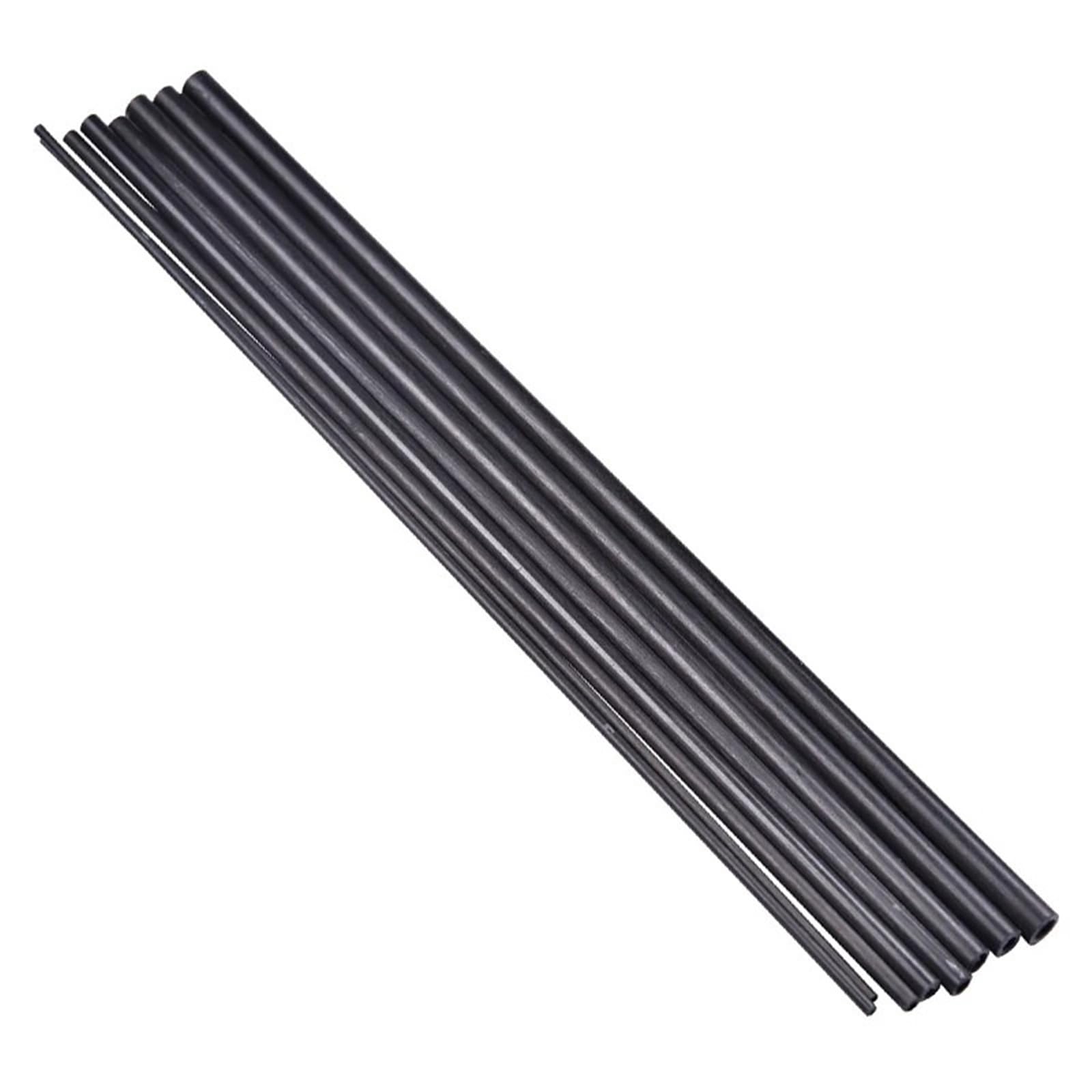 Tubo De Fibra De Carbono Tubo de fibra de carbono de 6 piezas | Varilla hueca de 1,5 mm for avión Quadcopter, longitud del brazo 500 mm(6pcs 5.5x4mm)