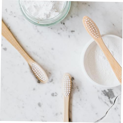 Miniatura 6 de Healeved Juego de 20 cepillos de dientes de bambú Cepillo de dientes reutilizable Cepillo de dientes Micro- Cepillo de dientes de bambú Cepillo de