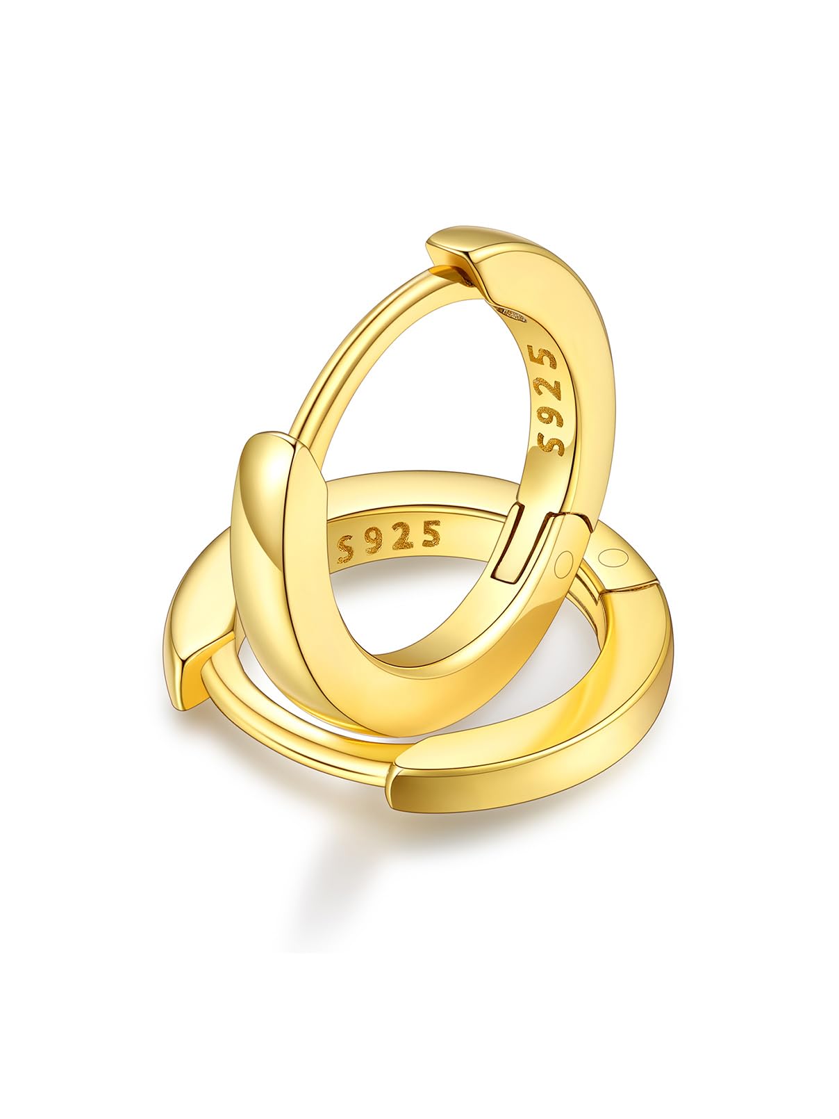 FaithHeart Argento 925 Orecchini Donna 6/8/10/12 MM Regalo Ragazze Orecchini a Cerchio Delicato Orecchini Cerchio Piccoli Antiallergico di Alta qualità