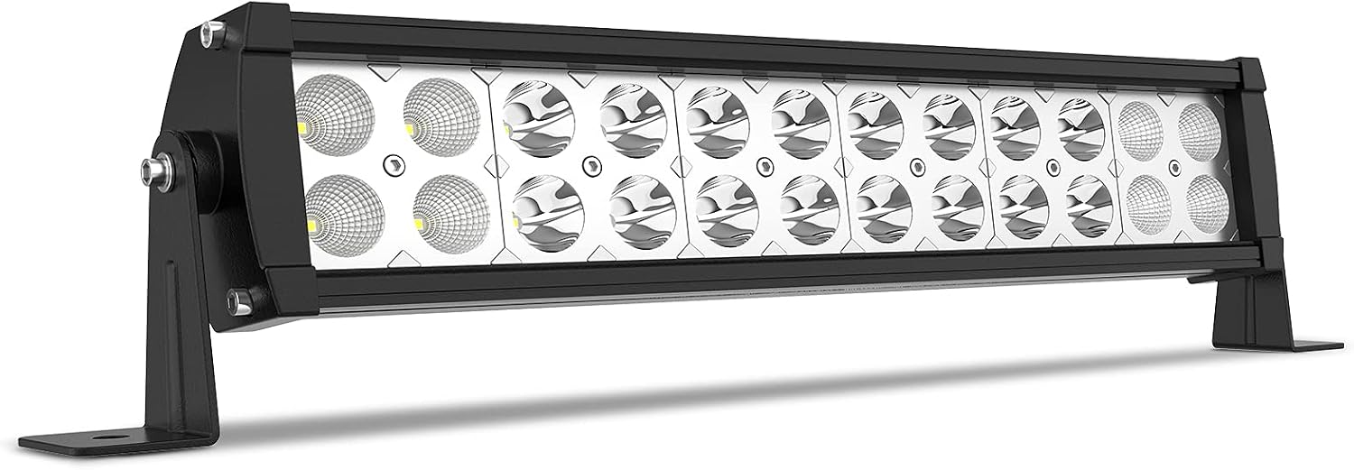YITAMOTOR LED Light Bar 14inch 72W Led Work Light Spot Flood Combo Led Pod Light Offroad Light Led Fog Light Truck Light Driving Light Boat Light Compatible with Truck Pickup SUV ATV UTV , Black