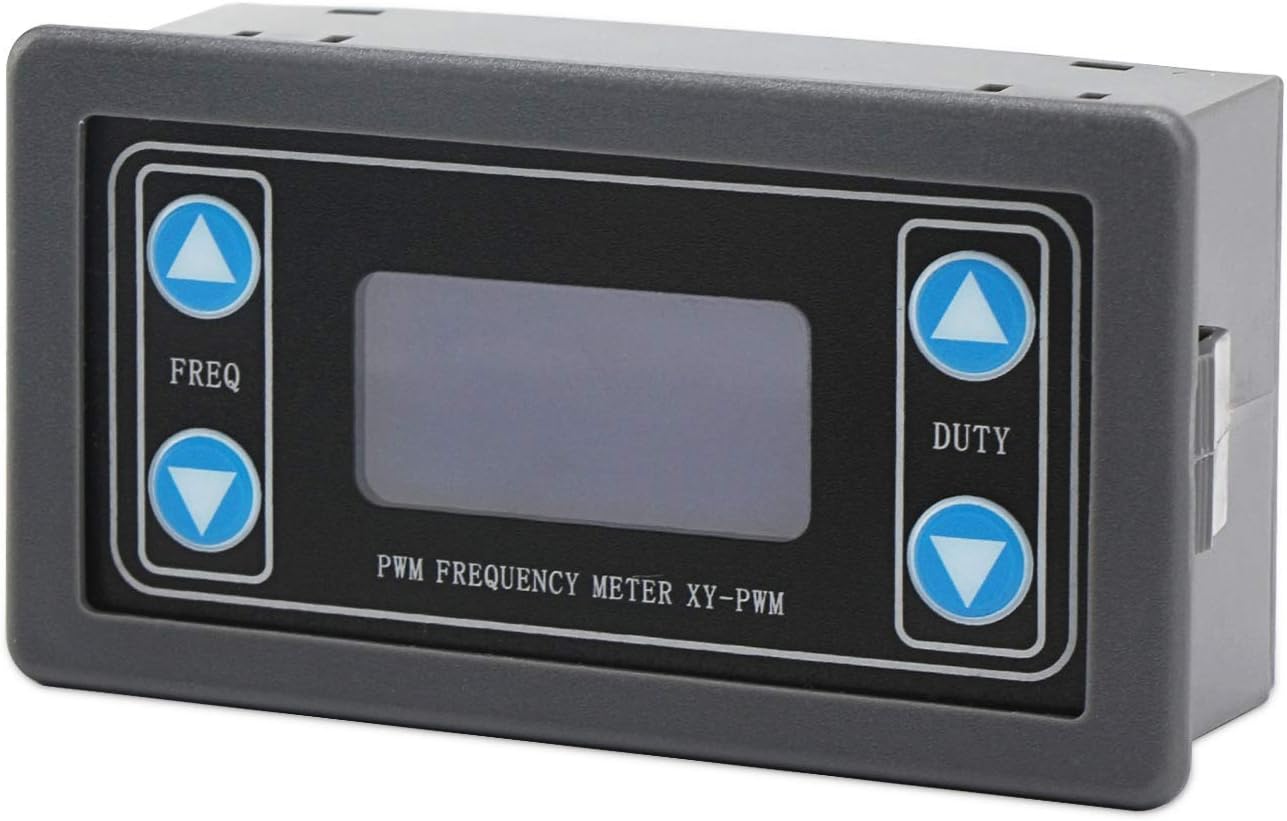 Signal Generator, DC 3.3-30V Function Generator 5-30mA LCD Display PWM Pulse Frequency Duty Cycle Rectangular Wave Square Wave Signal Generator