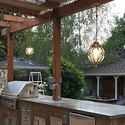 Lustre externe E27 en aluminium de qualité supérieure pour villa