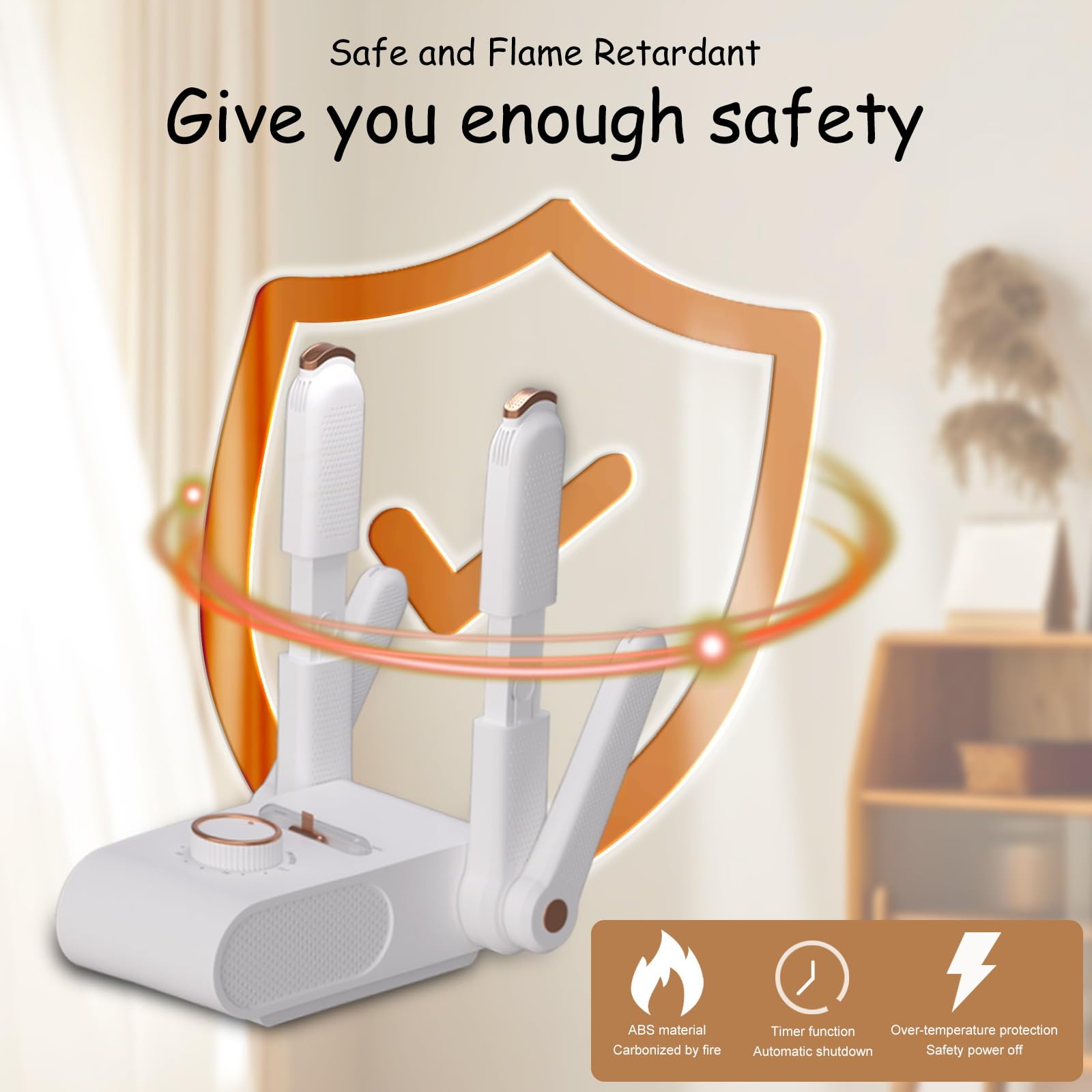 Sèche-chaussures Intelligent Avec Minuterie Réglable, Séchage