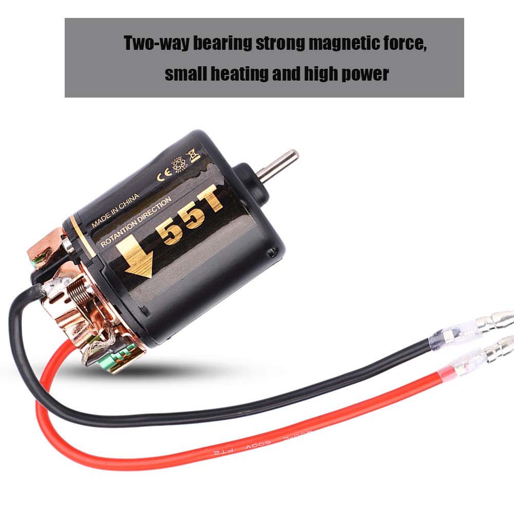 SUNGOOYUE 540 Brushless Motor, 35T 45T 55T Universal RC Model Car Brushless Motor for Big Trucks Climbing Car Model (55T) - Image 3