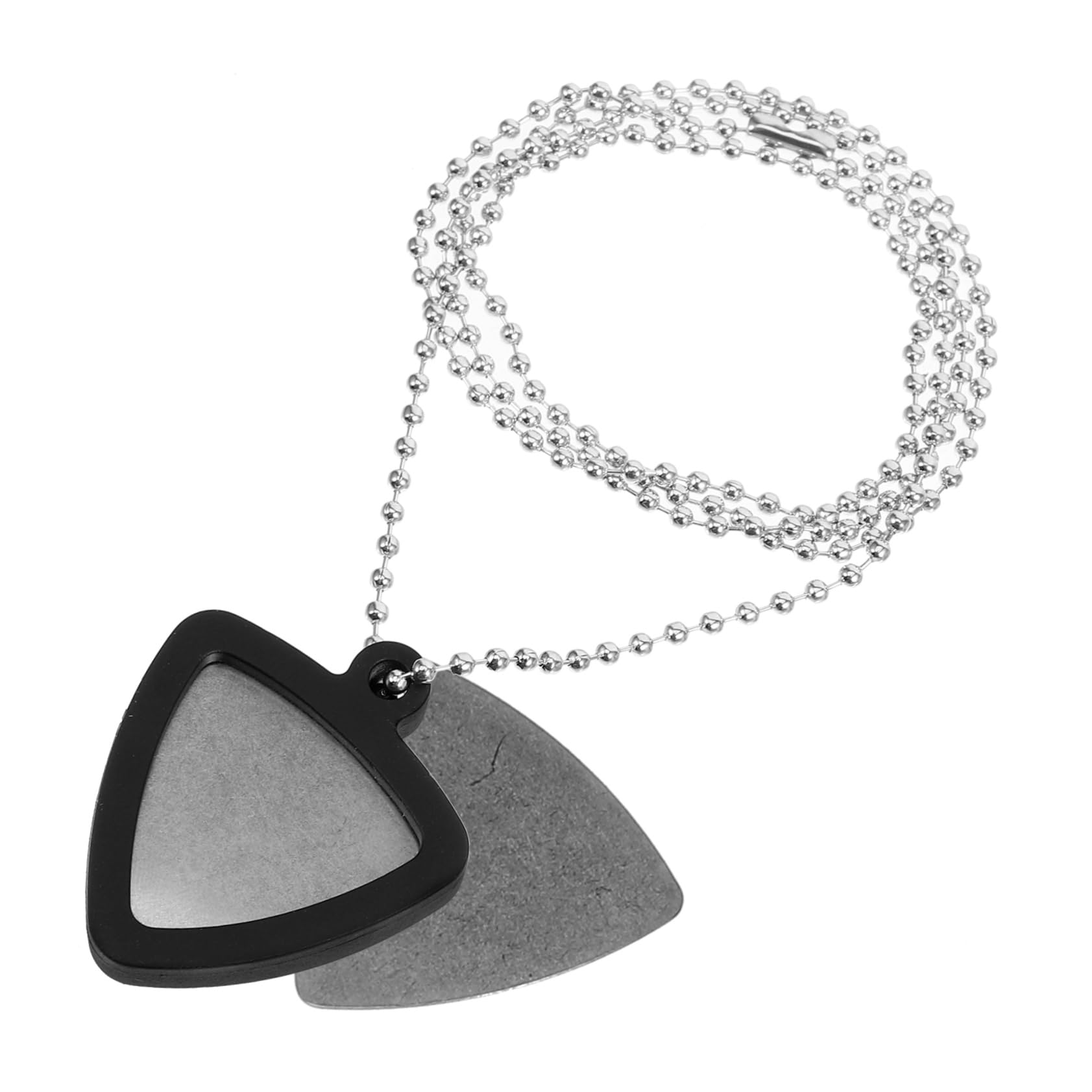 HANABASS 1 Set Guitar Pick Necklace Holder Durable Silicone Guitar Pick Holder Portable Accessory for Musicians present