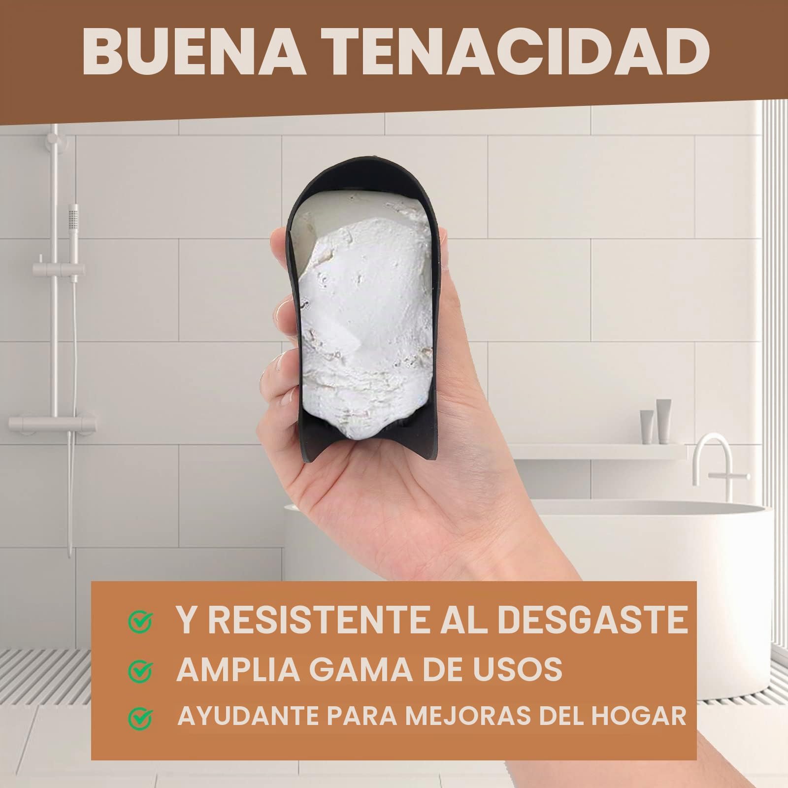 2PCS Herramientas para Sellado de Calafateo, Raspador de Lechada, Herramienta Juntas Calafateo Removedor de Calafateo para la Cocina del Cuarto de BañO (Negro)