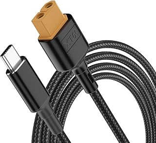 Cabo carregador,Conversor cabo carregamento conveniente | Cabo portátil tipo C para XT60 para residências, passeios, escritórios, viagens Kshsaa