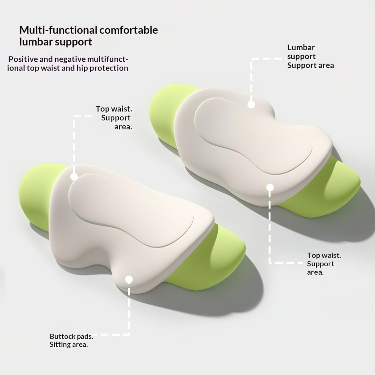Home Waist pad, Pregnant Women Sitting Chair backrest pad, Waist Memory Cotton Support pad