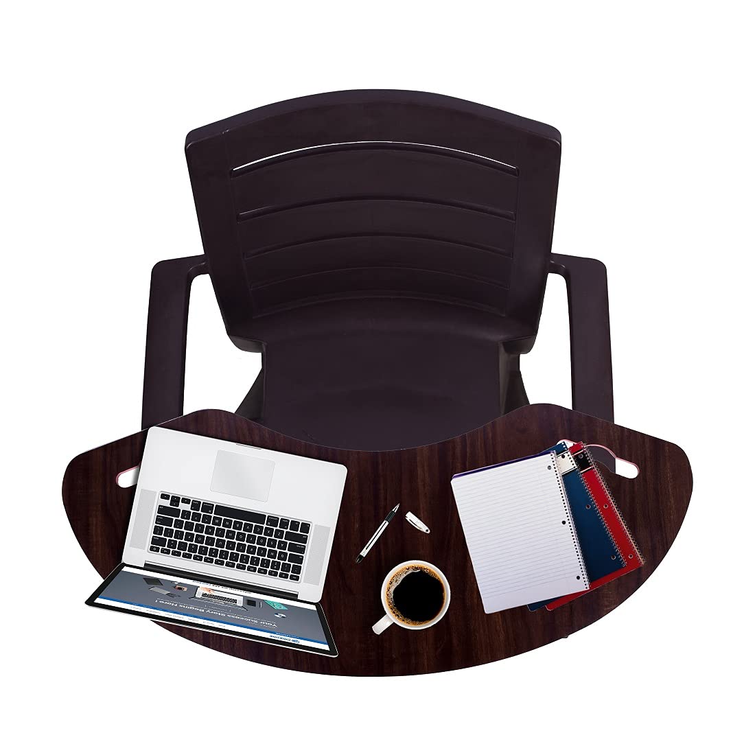 Nexat Study Pad Cum Multipurpose Board - (2 Side Pre Laminated Waterproof MDF Wooden) Size 78 X 36 cm (Use on Chair) as Study Pad or Writing Pad. (A2B)