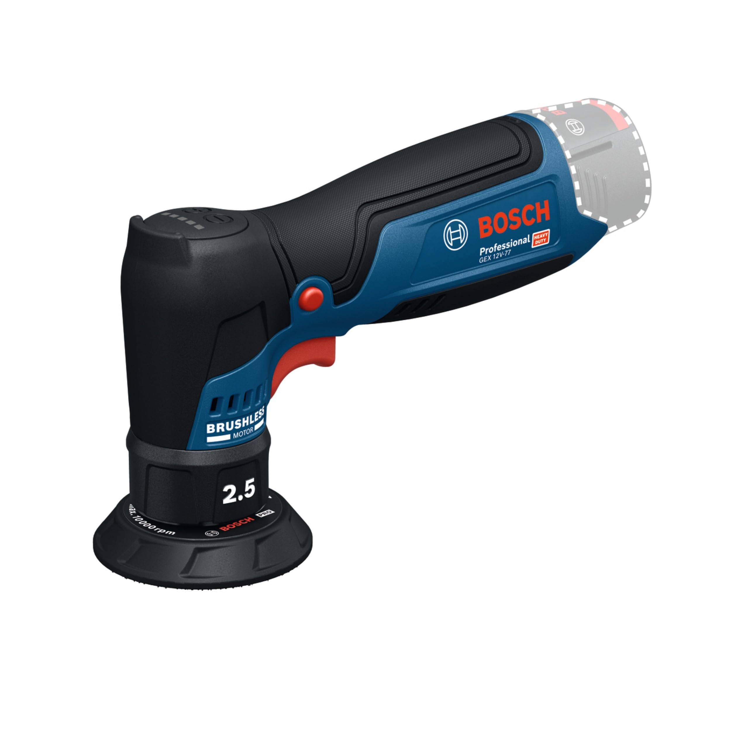 Bosch PRO Lijadora excéntrica GEX 12V-77