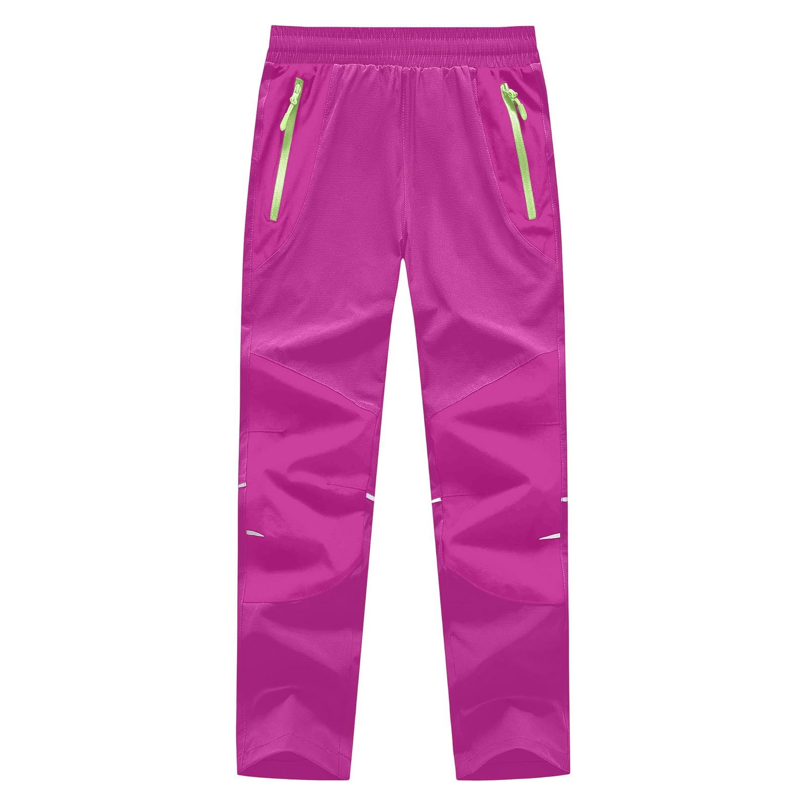 Pantalon Impermeable Niño Niña,Pantalon Cálido con Forro Polar 5-16 años | Pantalones de Esquí para Unisex Niños, Cintura Elástica con Bolsillos, Shoftshell Pantalón Montaña Senderismo Trekking
