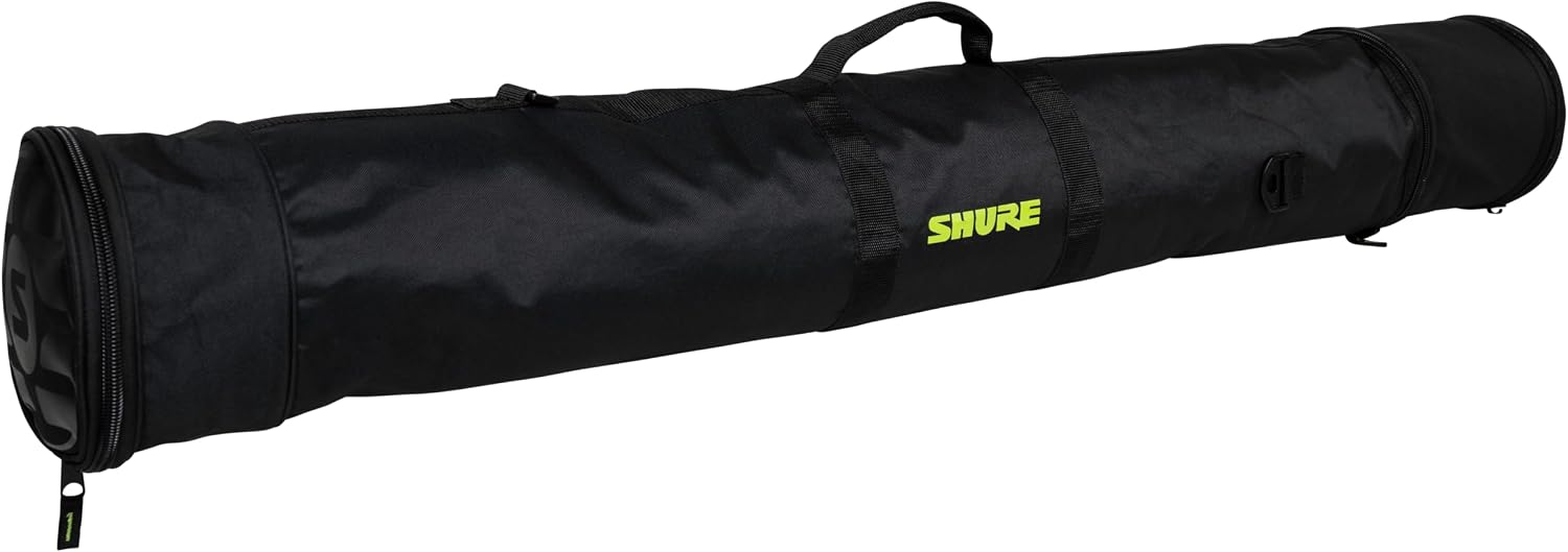 Shure by Gator Padded Microphone Stand Bag that Holds 3 Stands, 5 Mics, & Cables; (SH-STANDBAG)