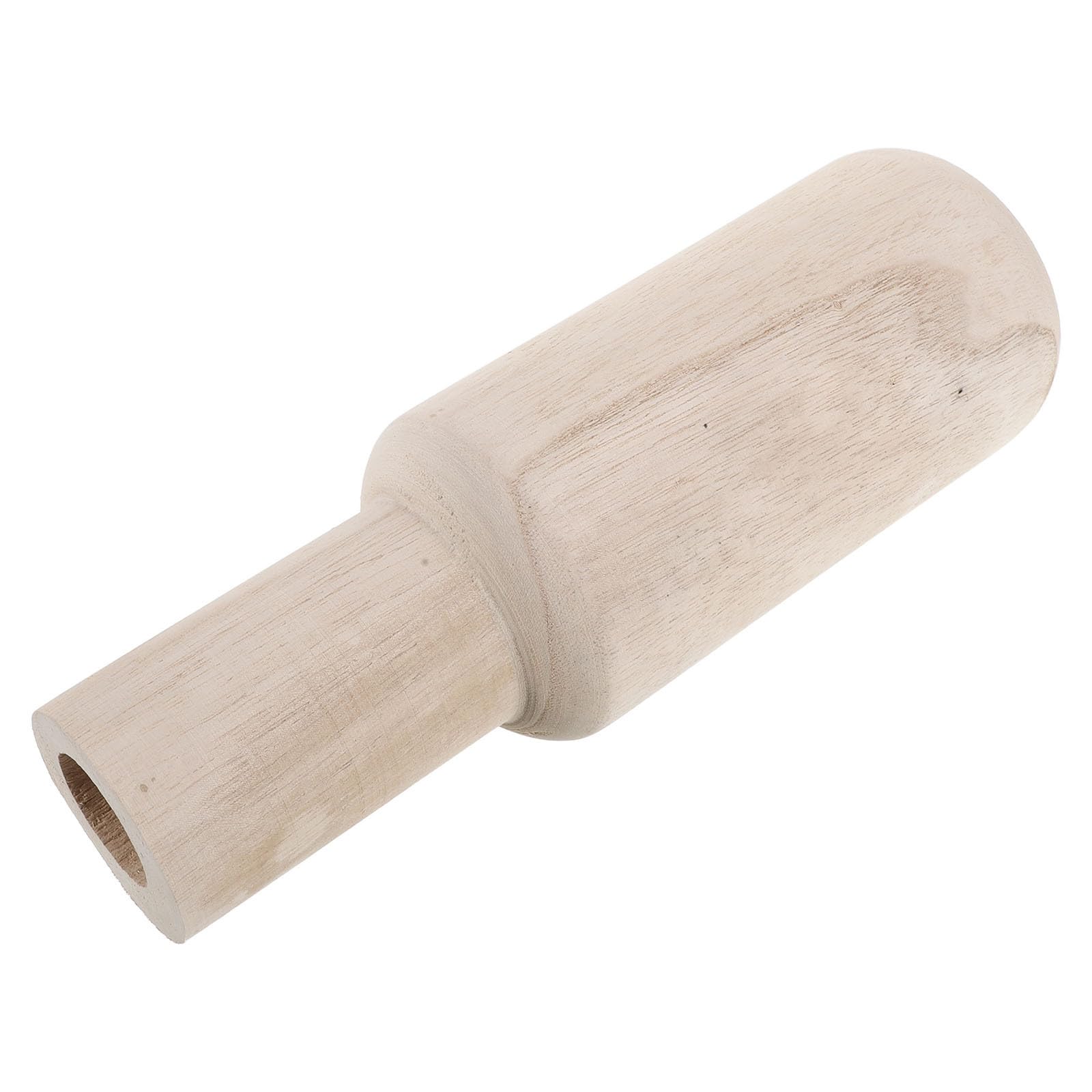 Jarrón de madera beige VALICLUD de fácil mantenimiento para flores artificiales