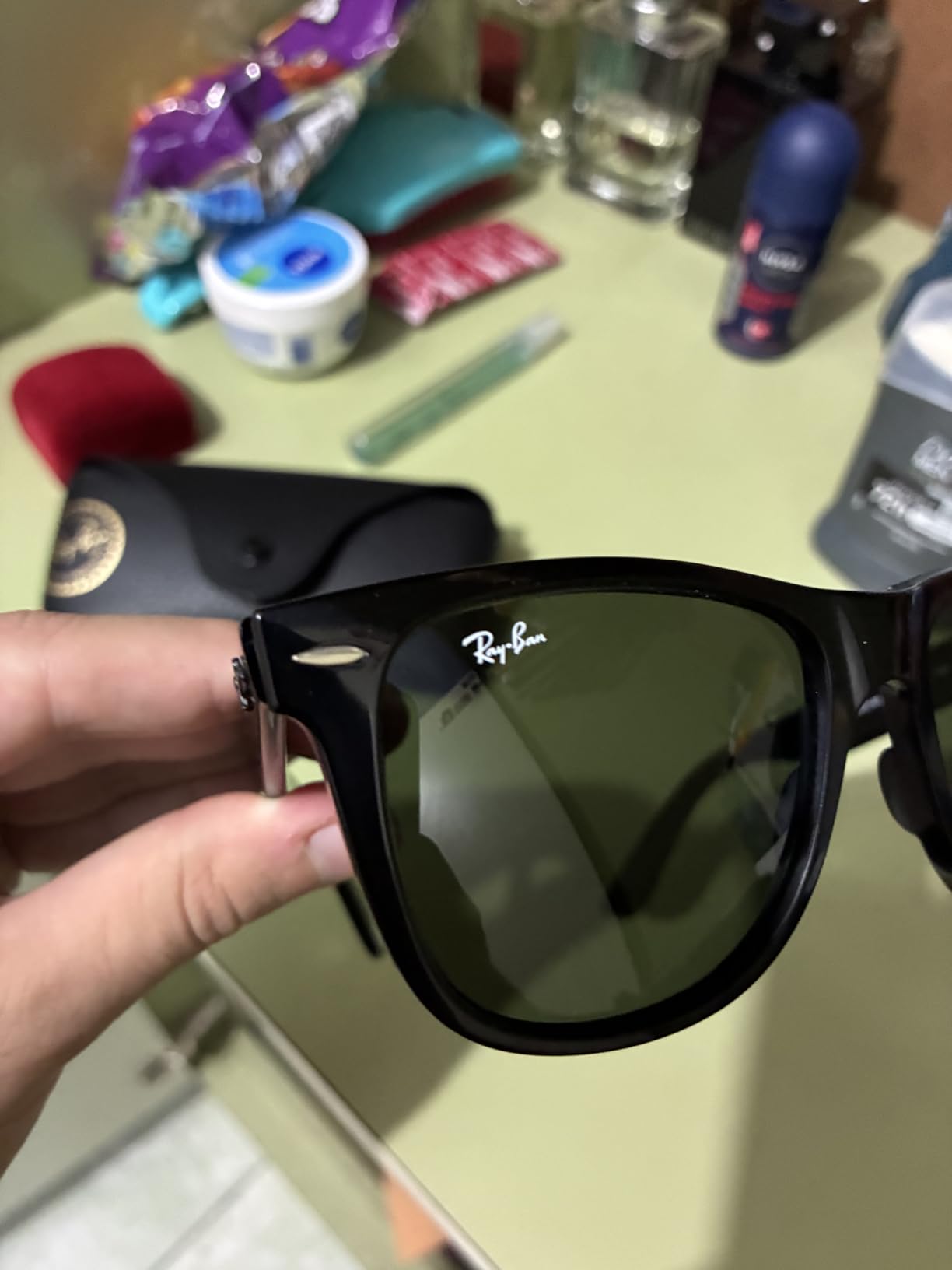 Óculos de Sol Ray-Ban Wayfarer, Tamanho 54