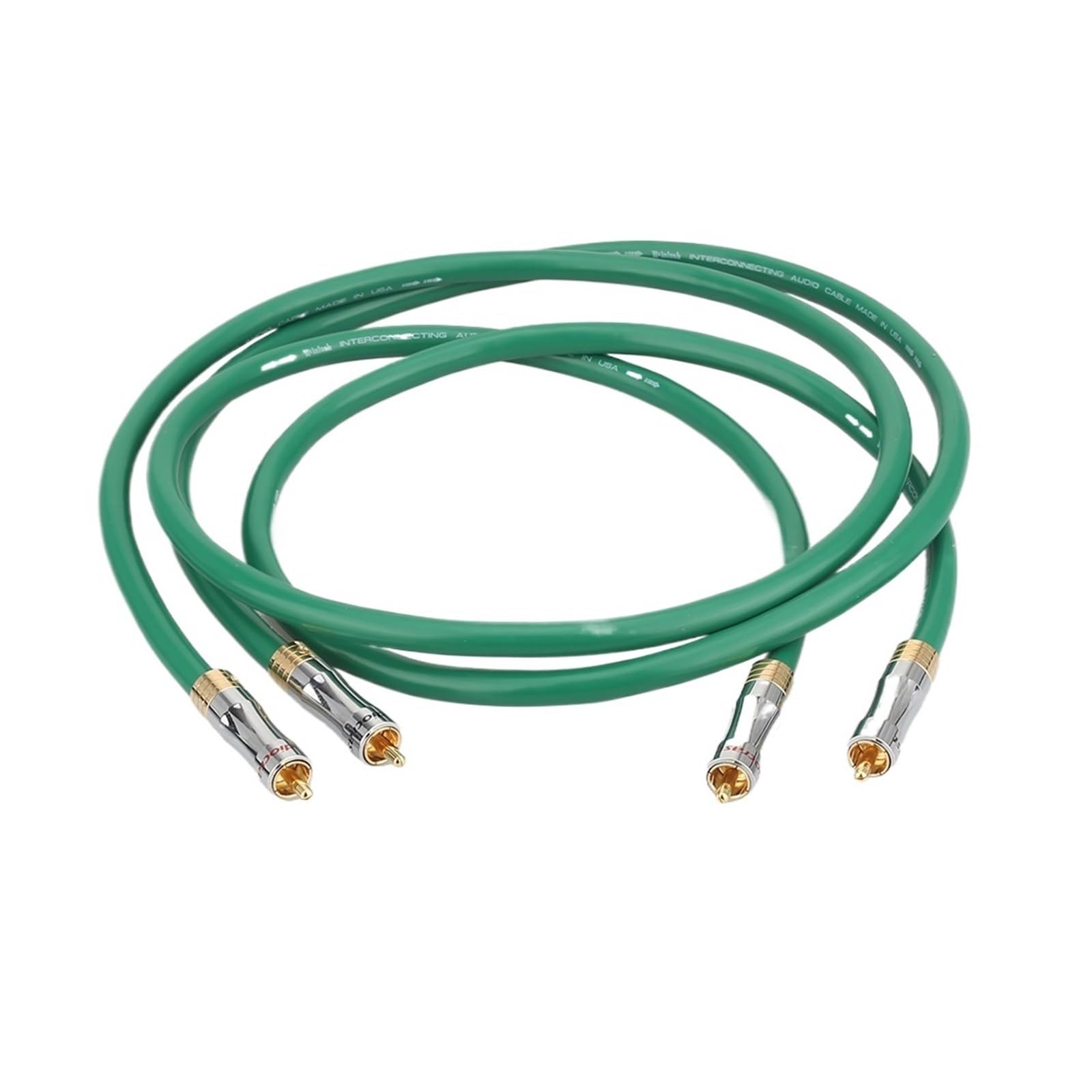 2328 Cavo Audio HiFi in Rame Puro al 99,998% Cavo di interconnessione RCA Cavo Audio audiofilo da RCA a RCA (Size : 1.5m)