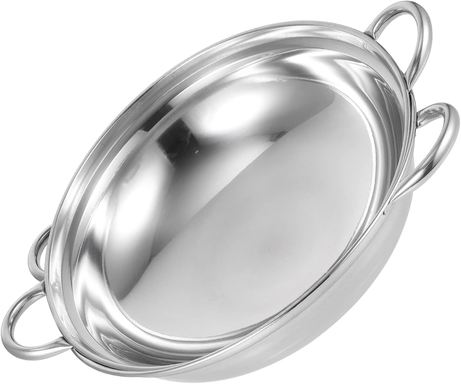 2pcs Stainless Steel Pot with Handle, Non Stick Cooking Pans