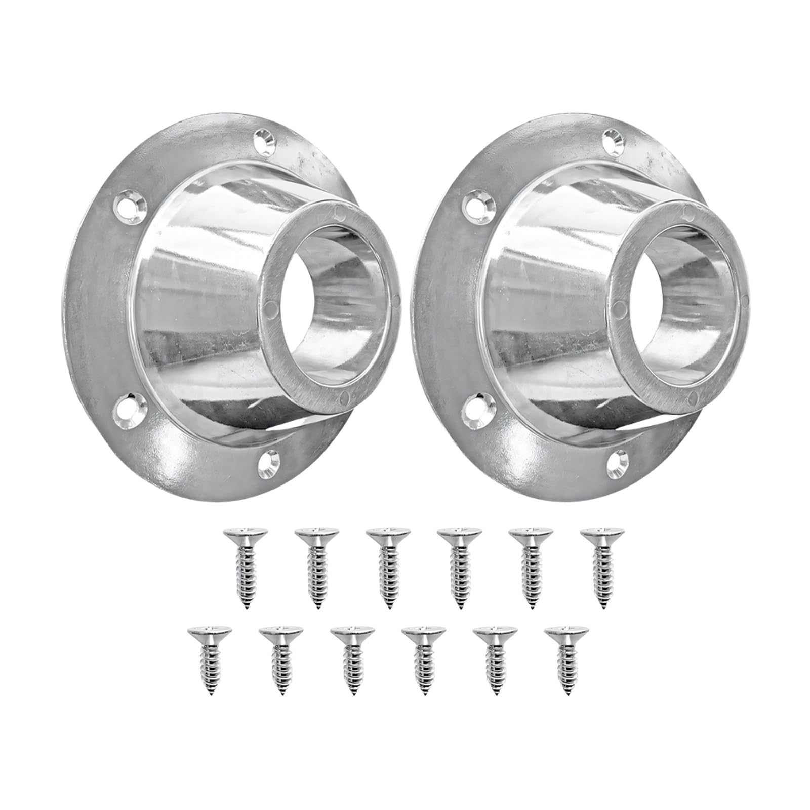 Lightweight Table Base Flanges with Smooth Surfaces Table Base Installation Set Upgrades for Rusts Protect Rustproof Steel