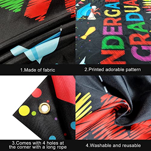 Image of KatchOn, Cute Kindergarten Graduate Banner - Large, 72x44 Inch | Kindergarten Graduation Decorations Class of 2026 | Kindergarten Graduation Backdrop, Kindergarten Graduation Decorations 2026