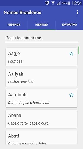Nomes Brasileiros Significados