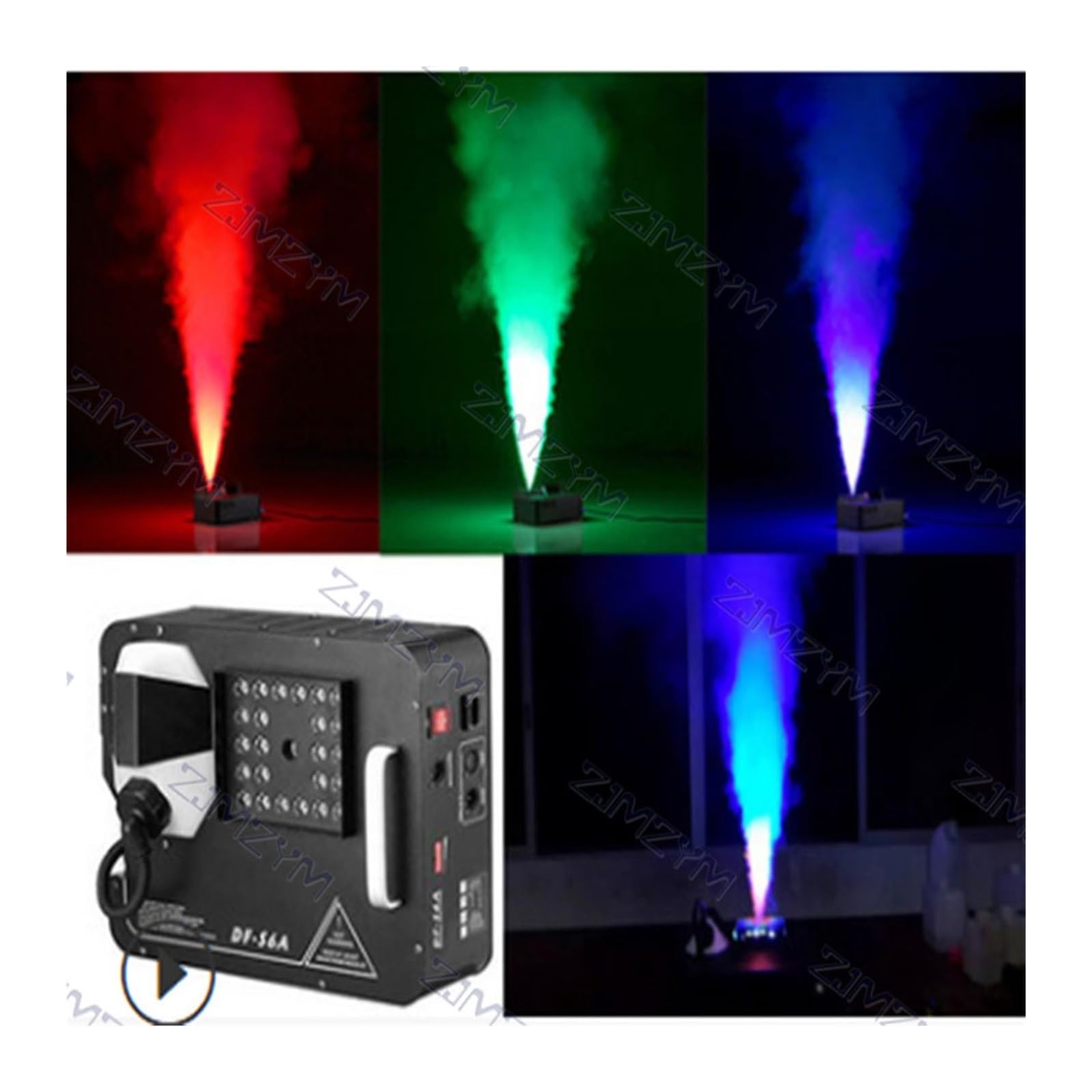 1500W LED Maszyna do Dymu Pionowa Do 24x9W Profesjonalny Fogger Sprzętu Scenicznego dla początkujących majsterkowiczów