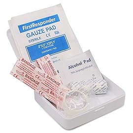 DMI First-Aid Kit, Mini 20-Piece Kit, Small and Compact All-Purpose Use for Minor Cuts and Scrapes, Durable Water-Resistant Case, Convenient and Portable, FSA & HSA Eligible