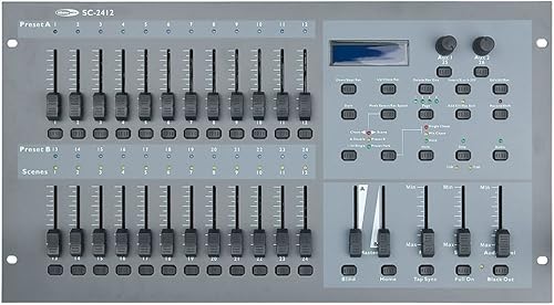 Showtec SC-2412 Kanal DMX Controller patchbar Showtec SC-2412 Kanal DMX Controller patchbar
