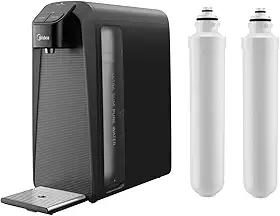 Purificador De Água Midea Slim Pure Cinza + 2 Filtro Refil Reserva Original